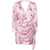 IRO Iro Floral Print Silk Short Dress PINK