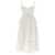 Self-Portrait 'White Cotton Lace Tiered Midi' dress White