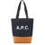 A.P.C. Axel Small Denim Tote Bag CARAMEL