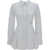 Alexander McQueen Pleatd Peplum Shirt OPTICAL WHITE