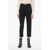 Woolrich Wool Blended Pants With High Waist Black