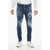 DSQUARED2 Twinphony Dark-Washed Sexy Twist Denims Blue