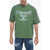 DSQUARED2 Loose Fit T-Shirt With Logo Print Green