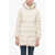 Woolrich Down Jacket Puffy Prescott With Chest Piece White