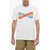 DSQUARED2 Printed Crewneck T-Shirt With Multicolored Logo White