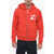 DSQUARED2 Cool Fit Hoodie Sweatshirt With Zip Red