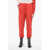 Woolrich Logo Print Bonded Joggers Red