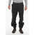 Woolrich Solid Color Sea Pants With Industrial Belt Black