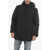 Woolrich Cotton And Nylon South Bay Padded Jacket With Removable Hood Black