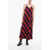 Woolrich Checkered Archive Long Dress Red