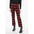 Woolrich Stretch Wool Pants With Check Pattern Black