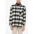 Woolrich Archive Wool Blended Shirt With Check Pattern Black & White