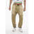 DSQUARED2 Two-Toned Pully Pants With Buckle Beige