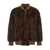 BLANCHA Blancha 'Visone-Nylon Diamond' Bomber Jacket  BROWN