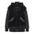 BLANCHA Blancha 'Merino Straight-Nylon' Hooded Bomber Jacket, Black