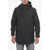 Woolrich Solid Color Down Jacket With Removable Inner Black