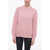 Woolrich Tweed Wool Country Sweater Pink