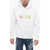 DSQUARED2 Cool Fit Hooded Sweatshirt With Embossed Logo White