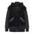 BLANCHA 'Merino Straight-Nylon' hooded bomber jacket, Black