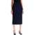 Alessandra Rich Virgin Wool Midi Skirt NAVY BLUE