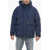 Woolrich Nylon Greylock Down Jacket With Touch Strap Closure Blue