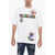 DSQUARED2 Skater Fit T-Shirt With Multicolored Print White