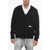 DSQUARED2 Cashmere Blend Cardigan With Distressed Detail Black