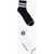 Converse Two Color Ribbed 2 Pair Socks Black & White