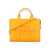 Marc Jacobs Marc Jacobs The Leather Medium Tote Bag ORANGE