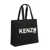 Kenzo Large `Kenzo Utility` Canvas Tote Bag Black