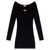 Diesel Diesel Short M-Vera Dress In Viscose Blend With Boat Neckline Black