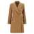 Balmain Balmain Cashmere Double-Breasted Coat Beige