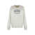 Ganni Ganni Cotton Crew-Neck Sweatshirt Beige