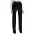 Alessandra Rich Woolen Cigarette Pants For Women BLACK