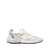 Golden Goose White Low-Top Sneakers With Suede Inserts And Side Star In Leather Man Beige