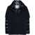 Herno Herno Short Wool Layered Puffer Coat BLUE