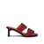 Ganni Ganni "Buckle" Mules RED