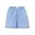 ROTATE Birger Christensen Logo striped shorts Light Blue