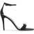 Valentino Garavani Vlogo Signature Satin Sandals NERO/CRYSTAL