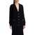 Alessandra Rich Oversized Wool Cardigan BLACK