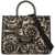 Versace Medium Athena Barocco Tote Bag In Raff MULTICOLOR BLACK-VERSACE