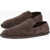 Maison Margiela Mm22 Cuir Sole Suede Loafers Brown