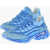 Maison Margiela Mm6 Lace-Up Sneakers With Tie-Dye Effect Blue