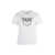 Pinko Pinko Quentin Decorative Inserts Crew-Neck T-Shirt WHITE