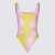 Pinko Pinko Pink And Yellow Beachwear YELLOW