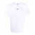 MSGM Msgm Cotton T-Shirt With Front Printed Logo WHITE