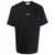 MSGM Msgm Cotton T-Shirt With Front Printed Logo Black