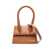 JACQUEMUS Jacquemus Tote Bag 'Le Chiquito Moyen' In Calfskin Leather BROWN