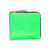 Comme des Garçons Comme Des Garçons Super Fluo Small Zip Coin Wallet GREEN BLUE