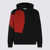 Moschino Moschino Black And Red Cotton Sweatshirt Black